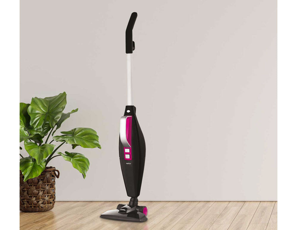 Aspirator vertical și de mână ZEPHYR ZP 1001 TR, 800W, 1,2 l, Clasa A, Recipient, Negru/Roz