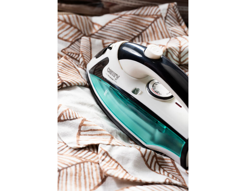 Fier de călcat de călătorie CAMRY CR-5024 1500 W cu abur, Placă de călcat antiaderentă