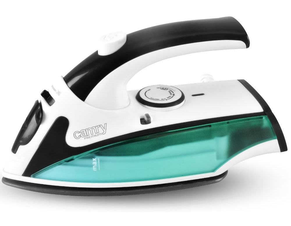 Fier de călcat de călătorie CAMRY CR-5024 1500 W cu abur, Placă de călcat antiaderentă
