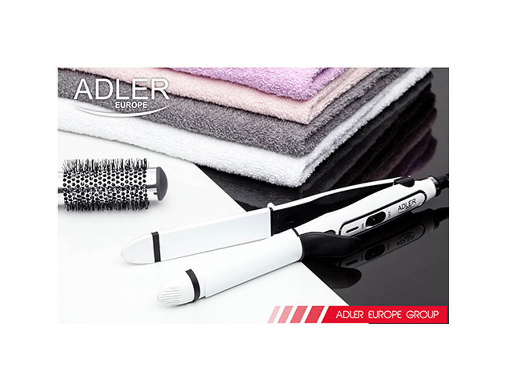 Placă de îndreptat și ondulat părul, Adler AD-2104, 2 în 1, ceramică