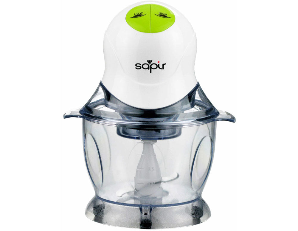 Tocător/tăietor de legume SAPIR SP 1111 N, 400W, 1 litru, 2 viteze, Alb
