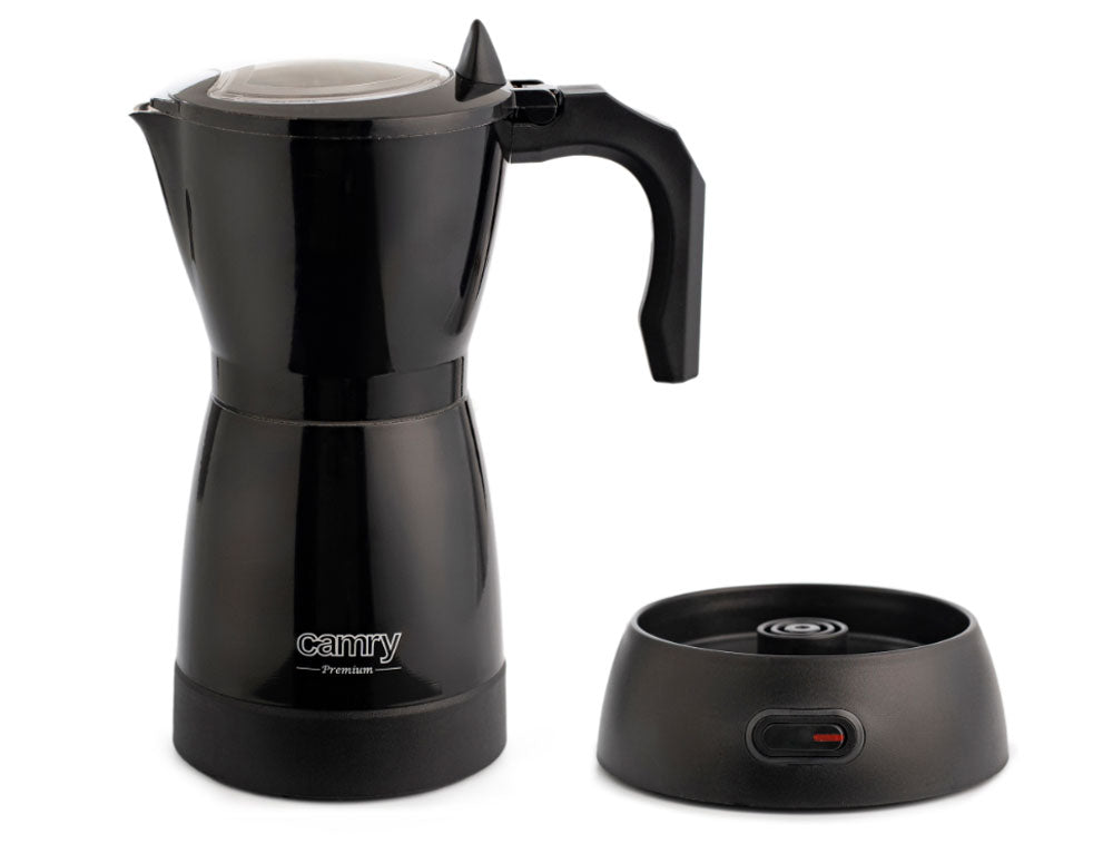 Cafetieră electrică cubaneză Camry CR 4415B, 480 W, 300 ml, 6 ore, Oprire automată, Negru
