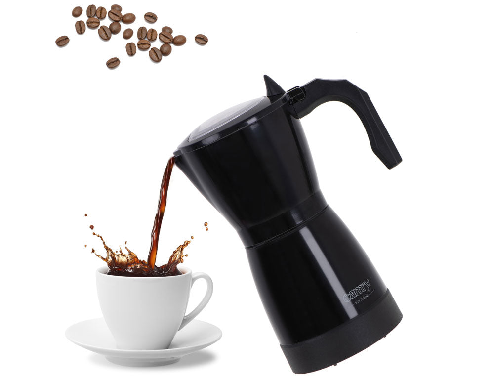 Cafetieră electrică cubaneză Camry CR 4415B, 480 W, 300 ml, 6 ore, Oprire automată, Negru