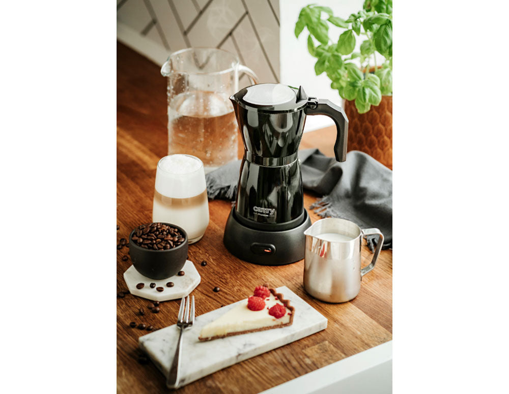 Cafetieră electrică cubaneză Camry CR 4415B, 480 W, 300 ml, 6 ore, Oprire automată, Negru