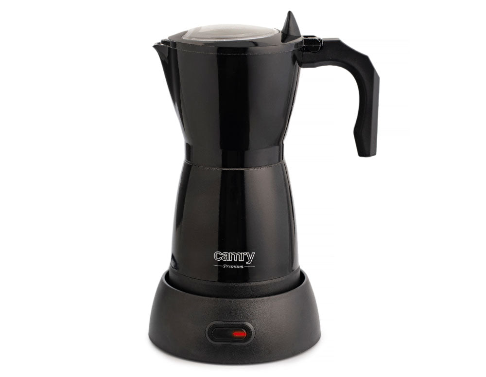 Cafetieră electrică cubaneză Camry CR 4415B, 480 W, 300 ml, 6 ore, Oprire automată, Negru