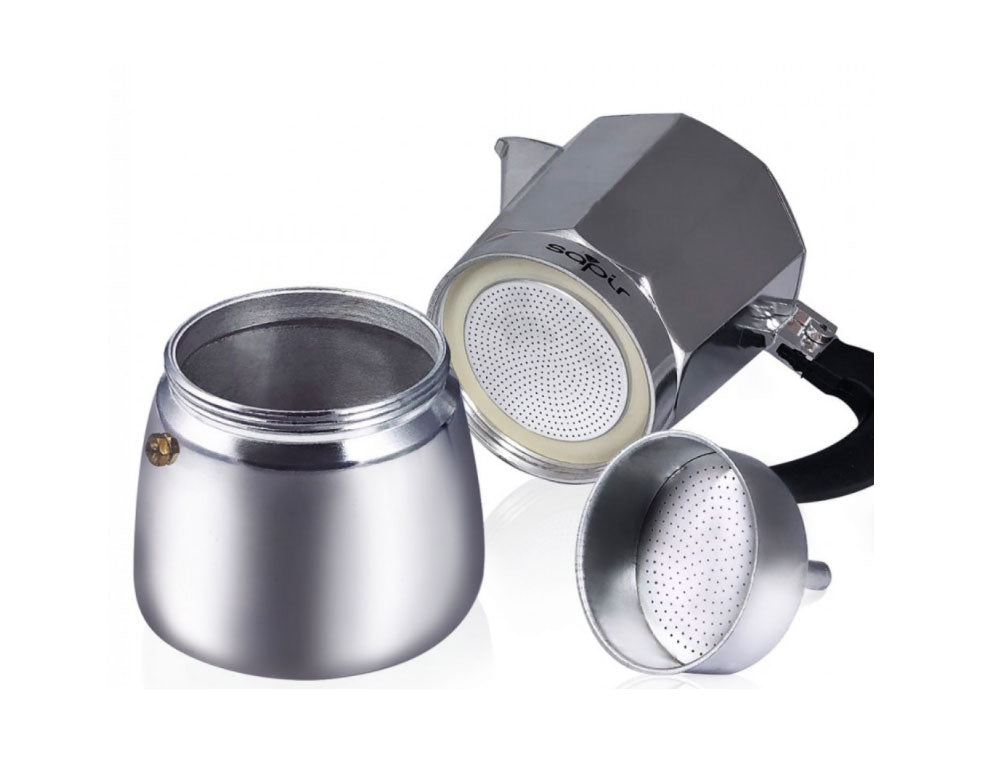 Cafetieră cubaneză SAPIR SP 1173 cu supapă de siguranță, design clasic și calitate
