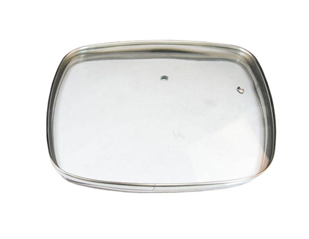 CAPAC pătrat 24 cm. sticlă / placă interioară