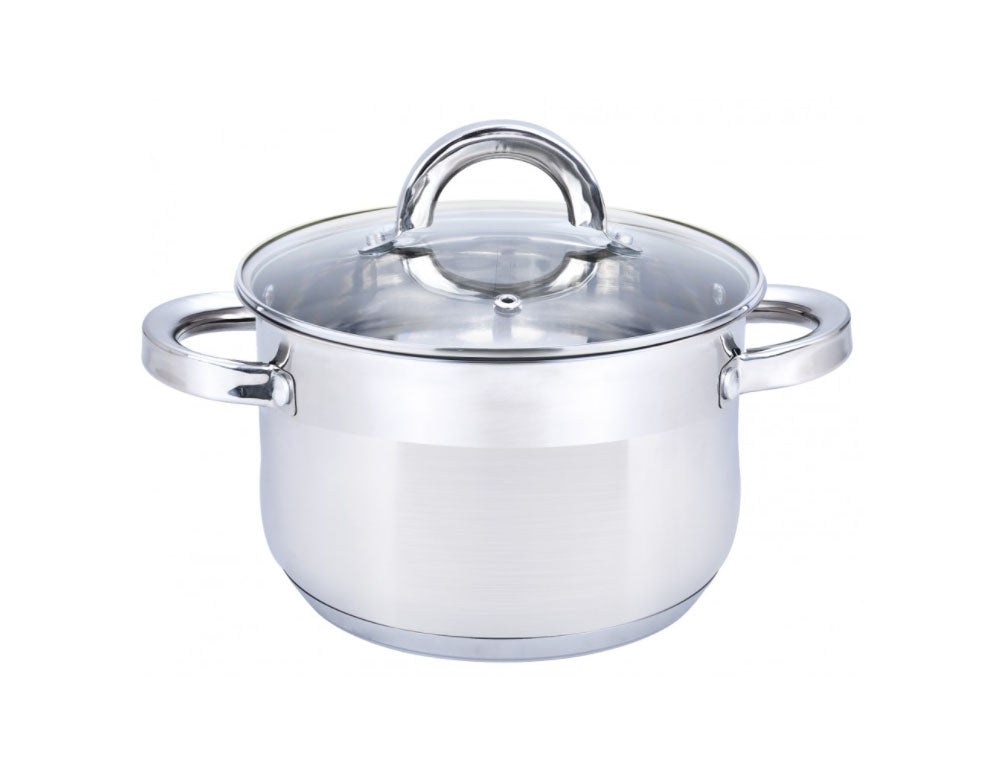 Cratiță cu capac SAPIR SP 1210, Fund multistrat, Potrivită pentru inducție, Oțel inoxidabil, Calitate superioară