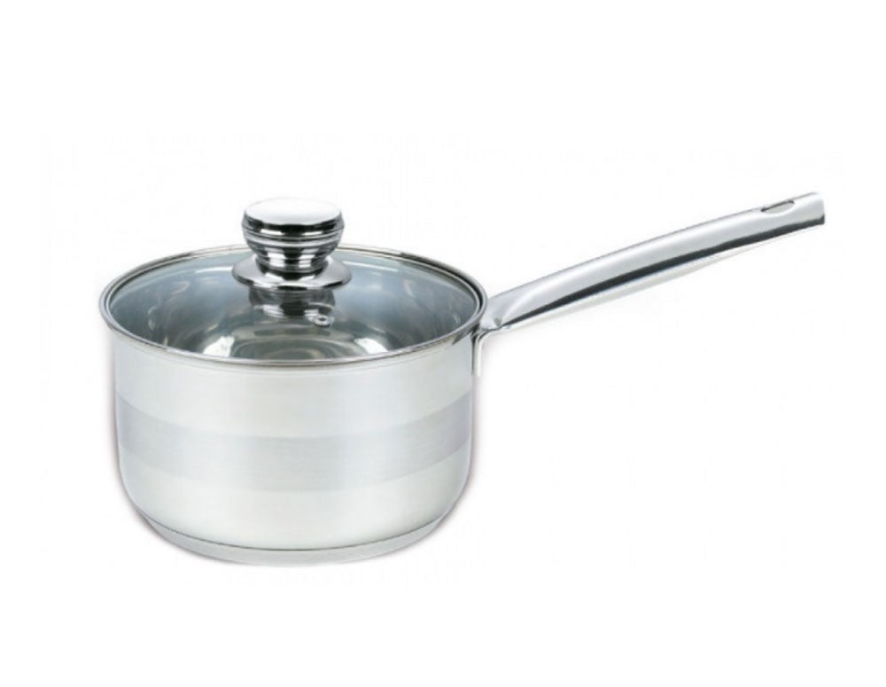 Caserolă cu capac SAPIR SP 1210 LI16K, 2 litri, 16x10,5 cm, Fund multistrat, Inducție, Oțel inoxidabil