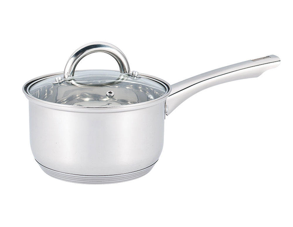 Caserolă cu capac SAPIR SP 1210 X16K, 1,9 litri, 16x10,5 cm, Fund multistrat, Inducție, Oțel inoxidabil