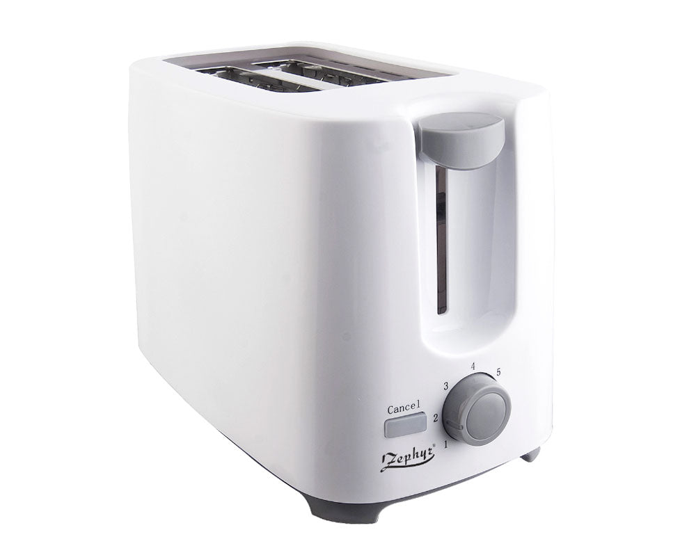 Prăjitor de pâine ZEPHYR ZP 1440 W, 700 W, Pentru 2 felii, 7 niveluri de rumenire, Alb