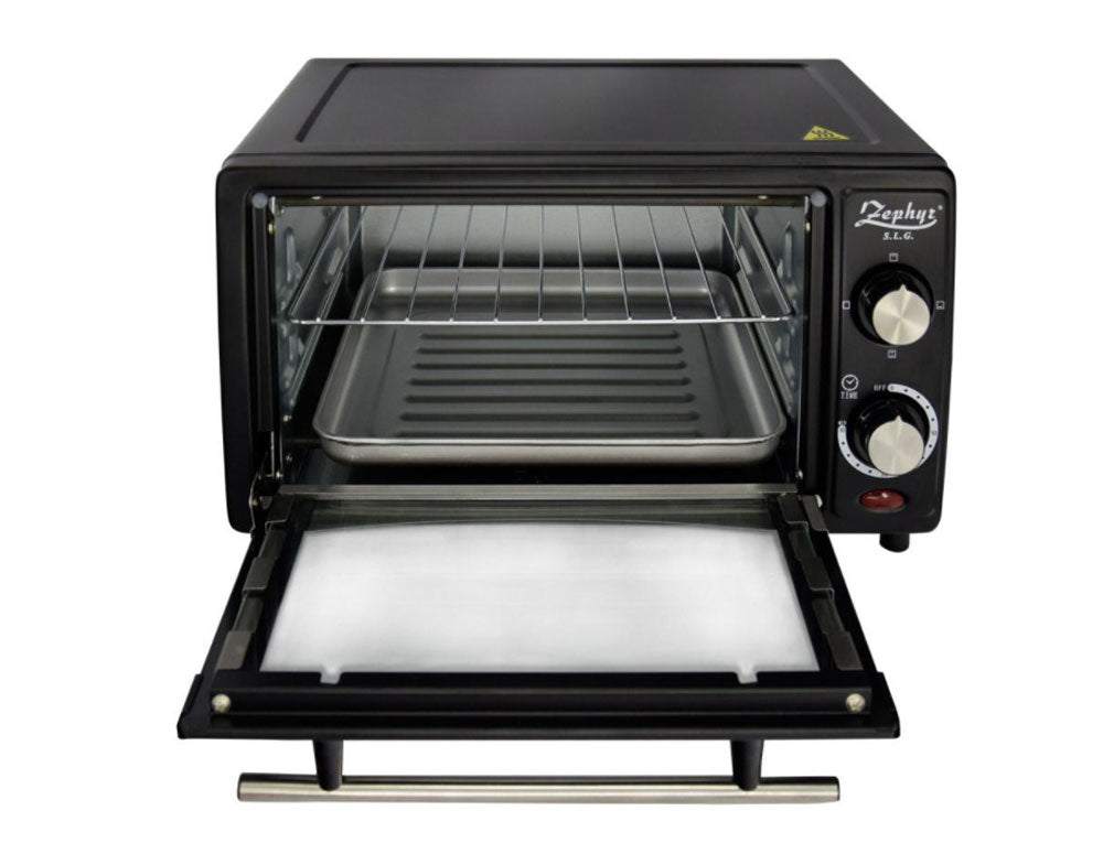 Cuptor sandwich mic ZEPHYR ZP 1441 R, 1200W, 12 l, Temporizator, Tavă, Negru