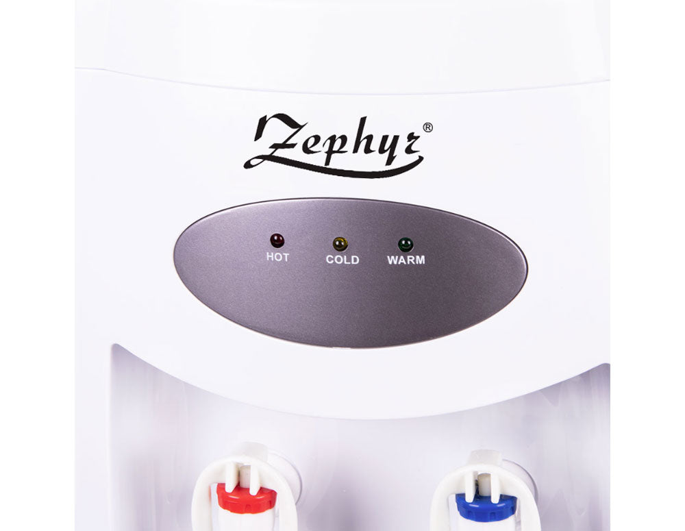 Dozator de apă de birou cu răcire prin compresor ZEPHYR ZP 1449 ACS, Încălzire: 500W, Răcire: 120W, Alb