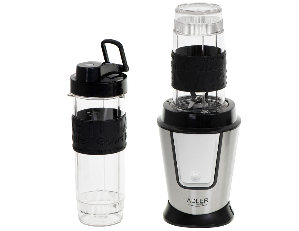 Blender cu 2 recipiente portabile cu capac Adler AD 4081, 500 W, 570 ml și 400 ml