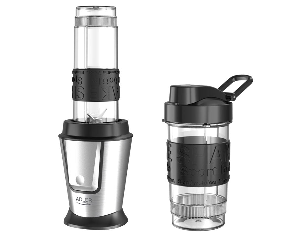 Blender cu 2 recipiente portabile cu capac Adler AD 4081, 500 W, 570 ml și 400 ml