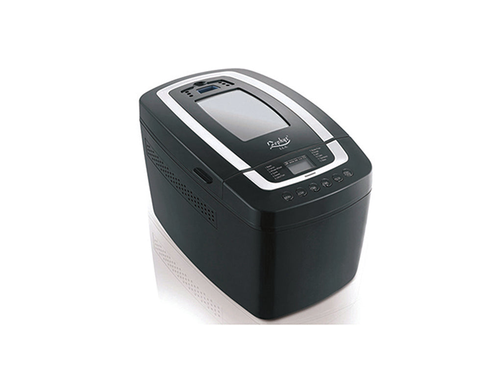 Mașină de făcut pâine cu două mixere ZEPHYR ZP 1446 E, 800W, 900-1250 g, 12 programe, Temporizator, Carte de rețete, Negru