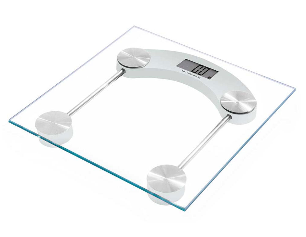 Cântar digital SAPIR SP 1650 R, 180 kg, ecran LCD, sticlă, transparent