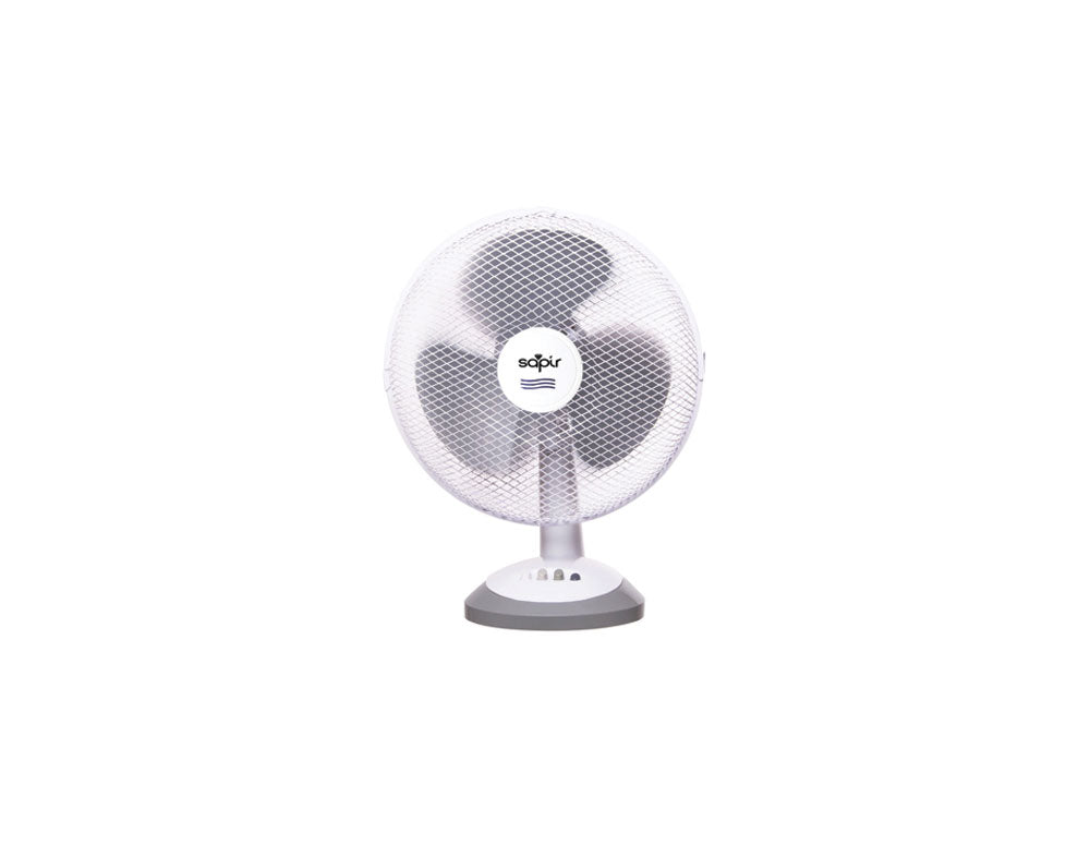 Ventilator de masă SAPIR SP 1760 DC16, 40W, 40 cm, 3 viteze, Alb/gri