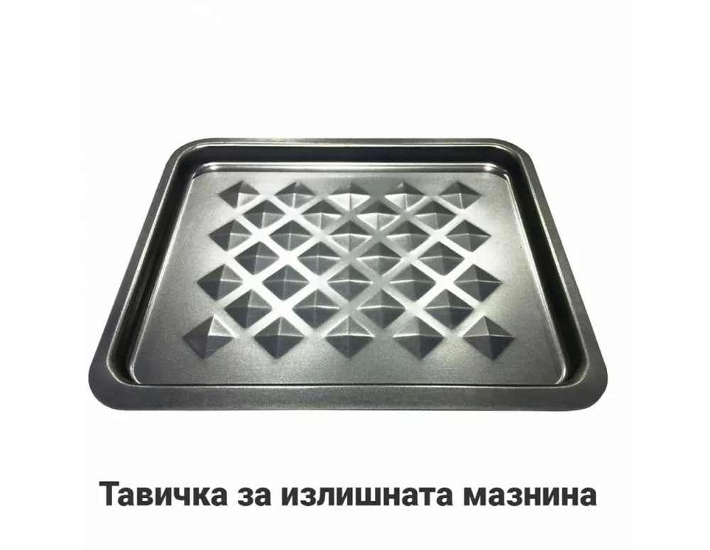 Cuptor cu aer cald multifuncțional ZEPHYR ZP 1980 AO PRO CU SPRAY DE ULEI CADOU, 1500W, 12 litri, 8 accesorii, 10 funcții, Negru