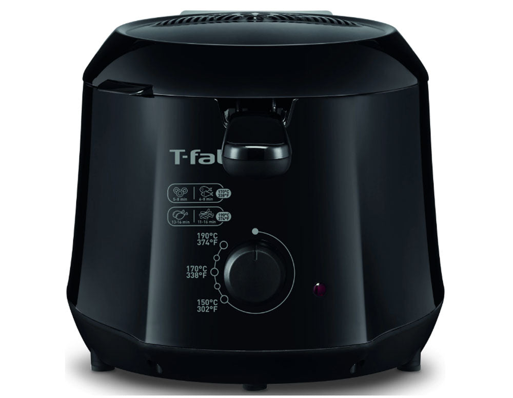 Friteuză Tefal Minicompact FF230831 Principio, 1000W, 1,2 l, Termostat reglabil 150-190°C, Negru