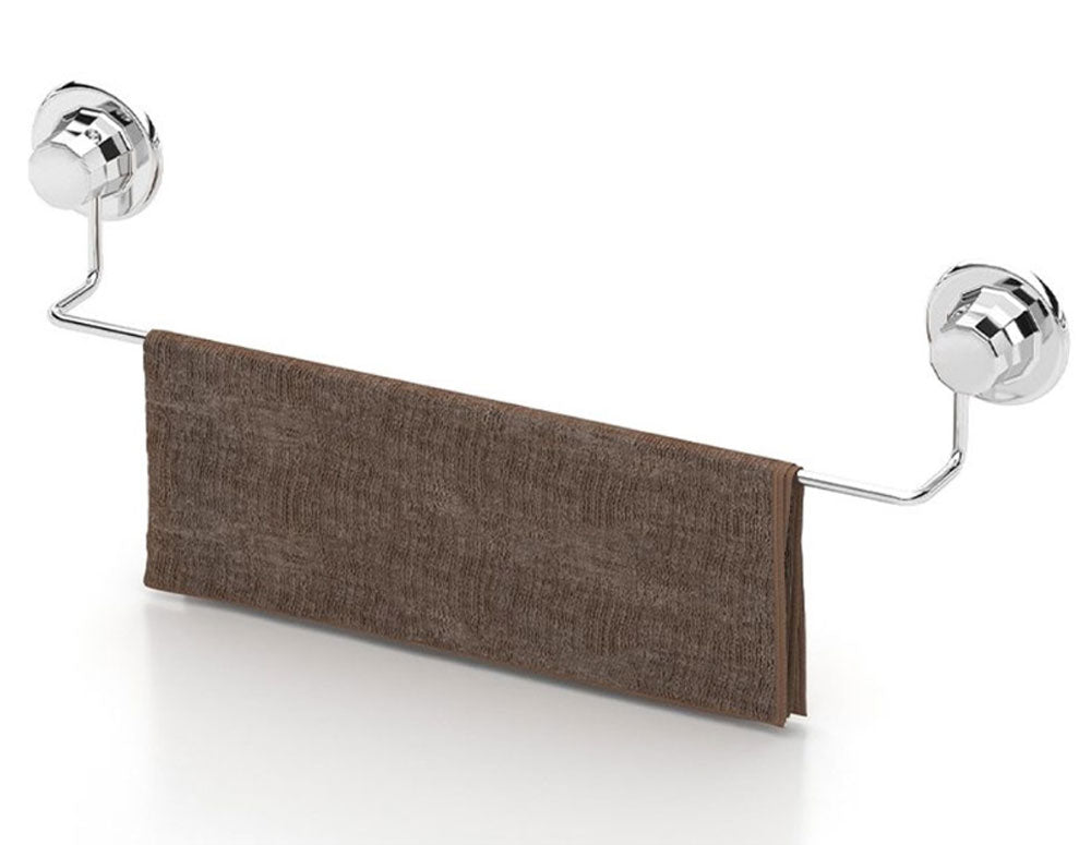 Suport prosoape TEKNO TEL DM 260, 55x7x10 cm, Aspirator, Crom