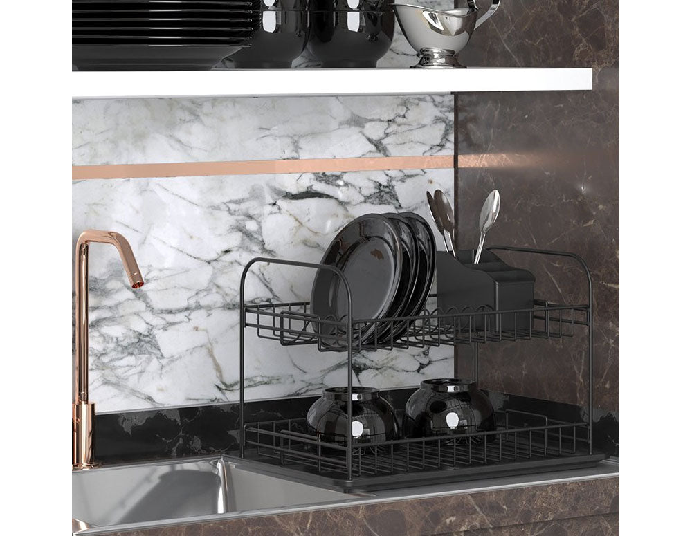 USCĂTOR DE VASE, TEKNO TEL KB-007B, 2 niveluri, negru