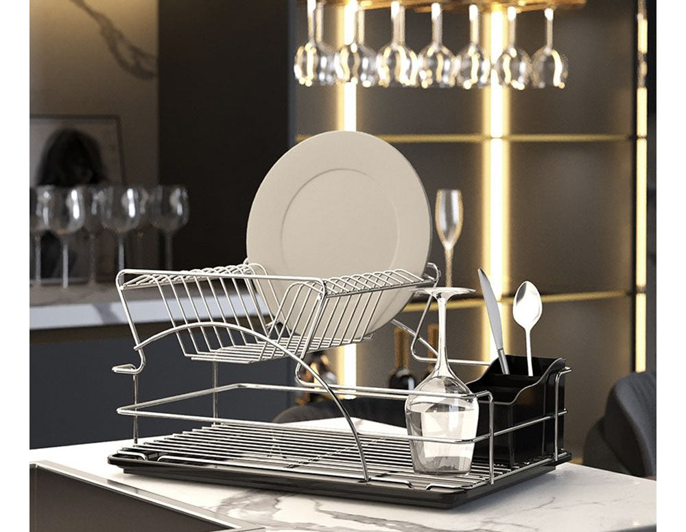 USCĂTOR DE VASE TEKNO TEL KB-009BP, 2 niveluri