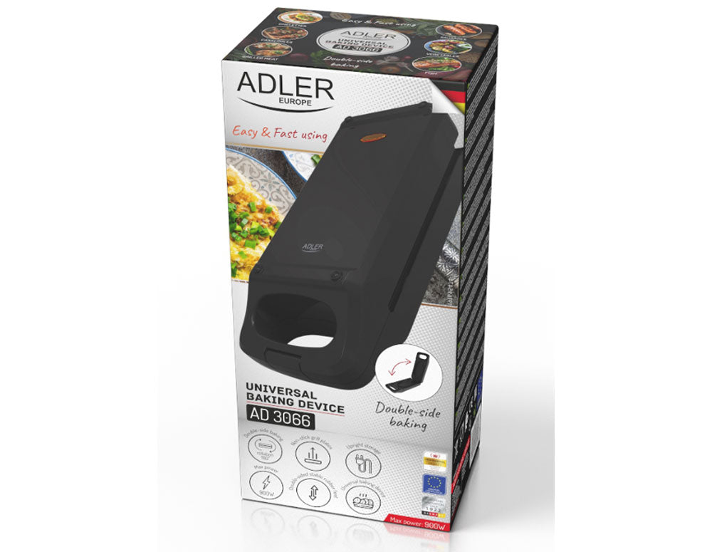 Adler AD 3066 Aparat multifuncțional - prăjire, coacere, grătar (pe ambele fețe)