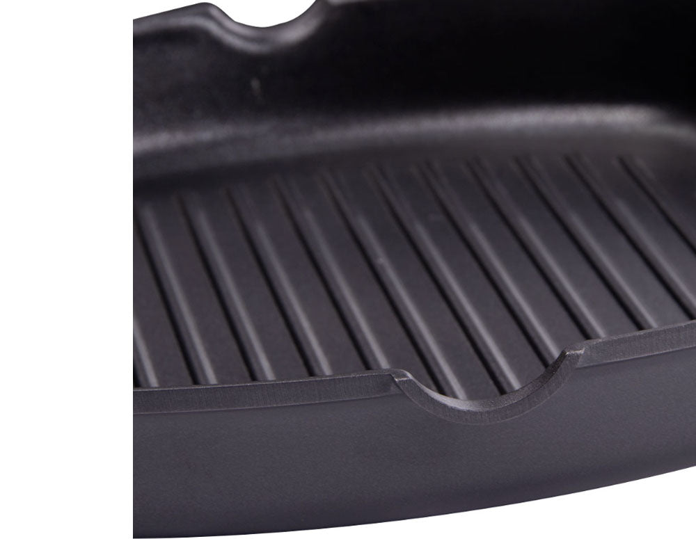 Tigaie grill cu mâner pliabil SAPIR SP 4316 C24, 24 cm, Antiaderentă, Neagră