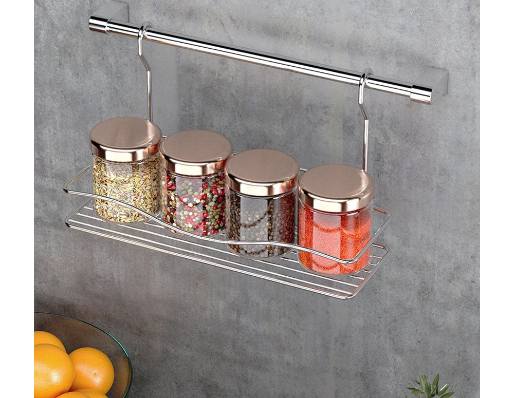 RAFT TEKNO TEL MG-041, 1 nivel cu șină, cromat