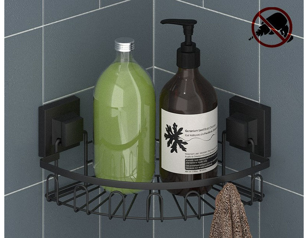 Raft de colț pentru baie TEKNO TEL EF-255, cu un singur nivel