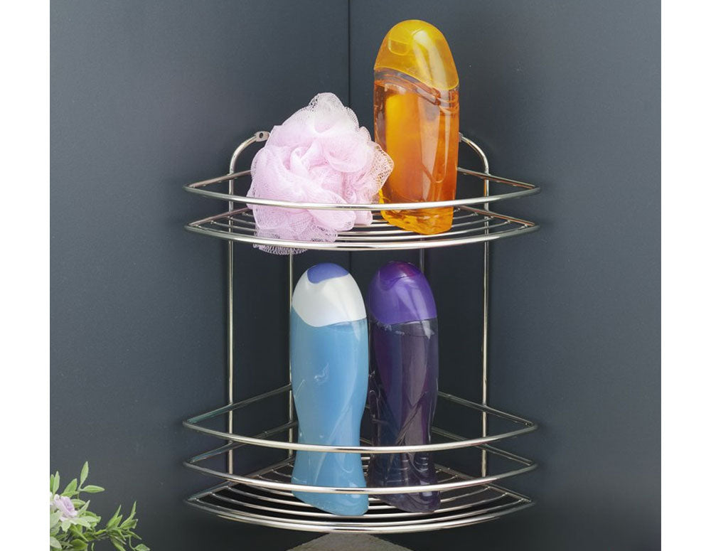 SUPORT BAIE TEKNO TEL BK-022G, 2 niveluri/colț, auriu