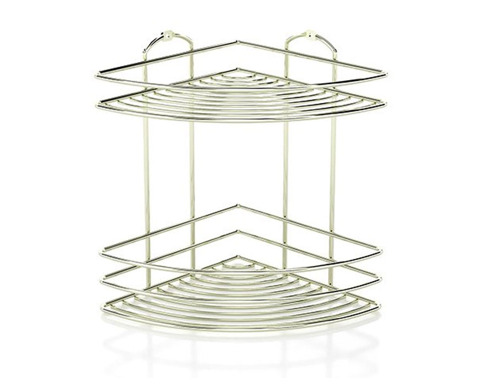 SUPORT BAIE TEKNO TEL BK-022G, 2 niveluri/colț, auriu