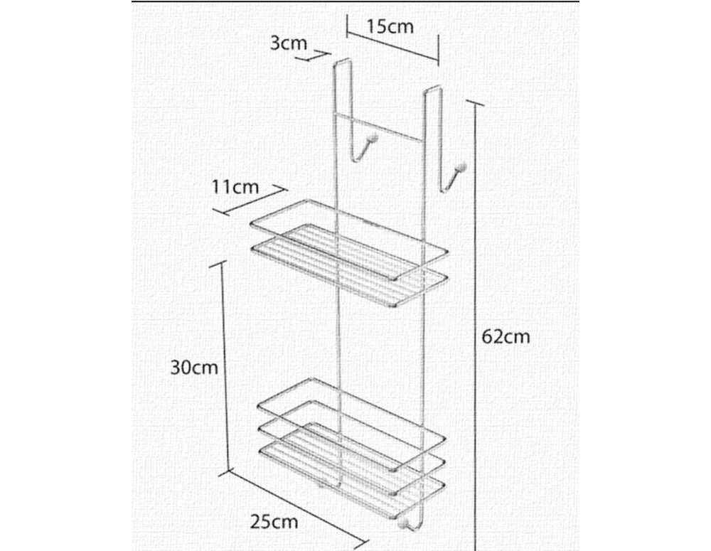Suport TEKNO TEL LM-065 cromat cu 2 niveluri