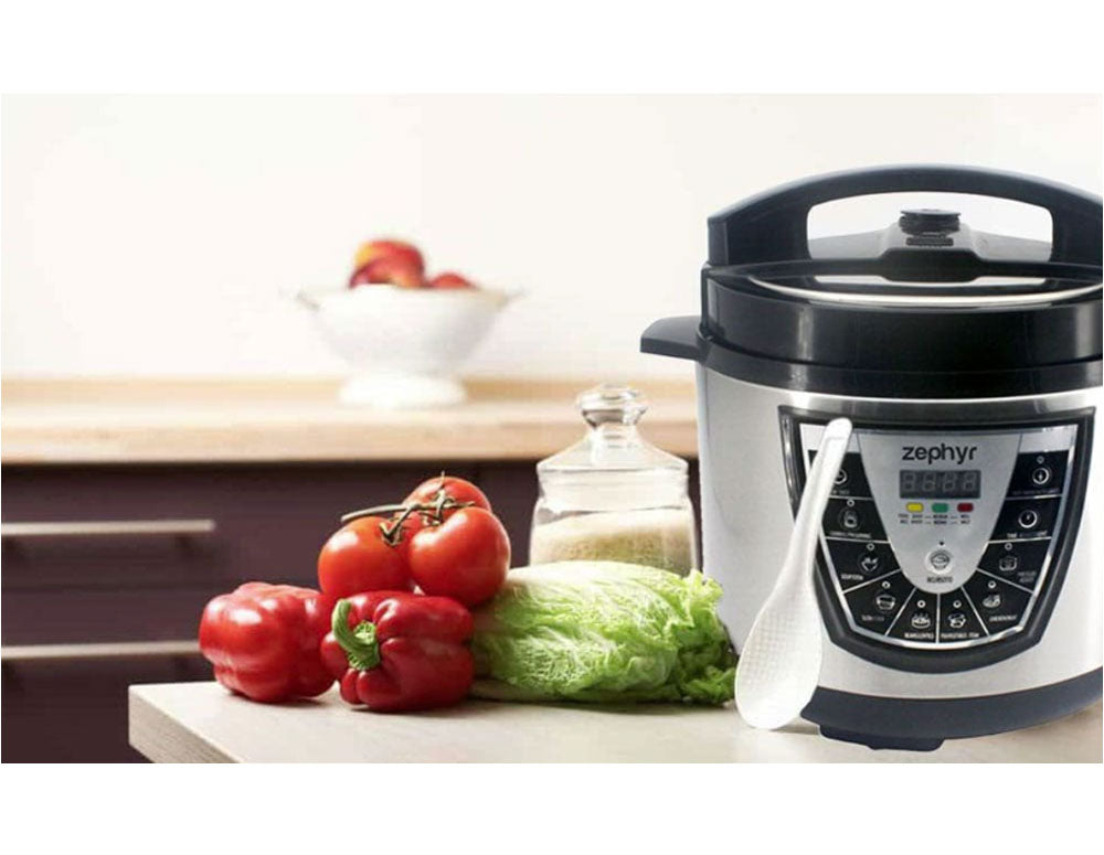 Multiotor sub presiune 7 în 1 ZEPHYR ZP 1985 D6, 1000 W, 6 litri, Temporizator, Pornire întârziată, Negru/Gri