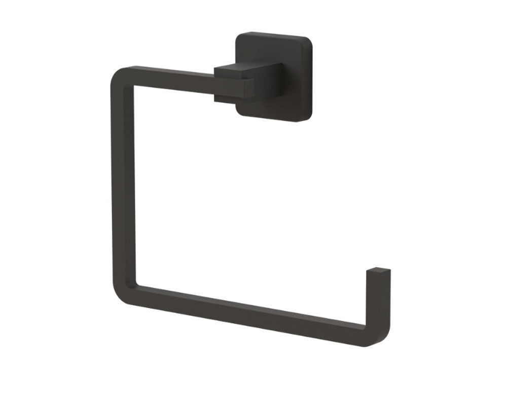 Suport prosop TEKNO TEL TR MG 335B, 19x14x6 cm, Montare cu diblu, Negru mat