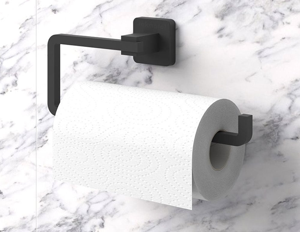 Suport pentru role de hârtie TEKNO TEL MG-396B mat cu negru