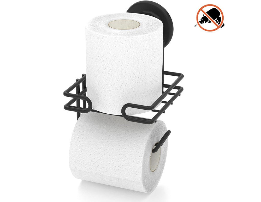 Suport hârtie igienică TEKNO TEL DM-275B, negru mat