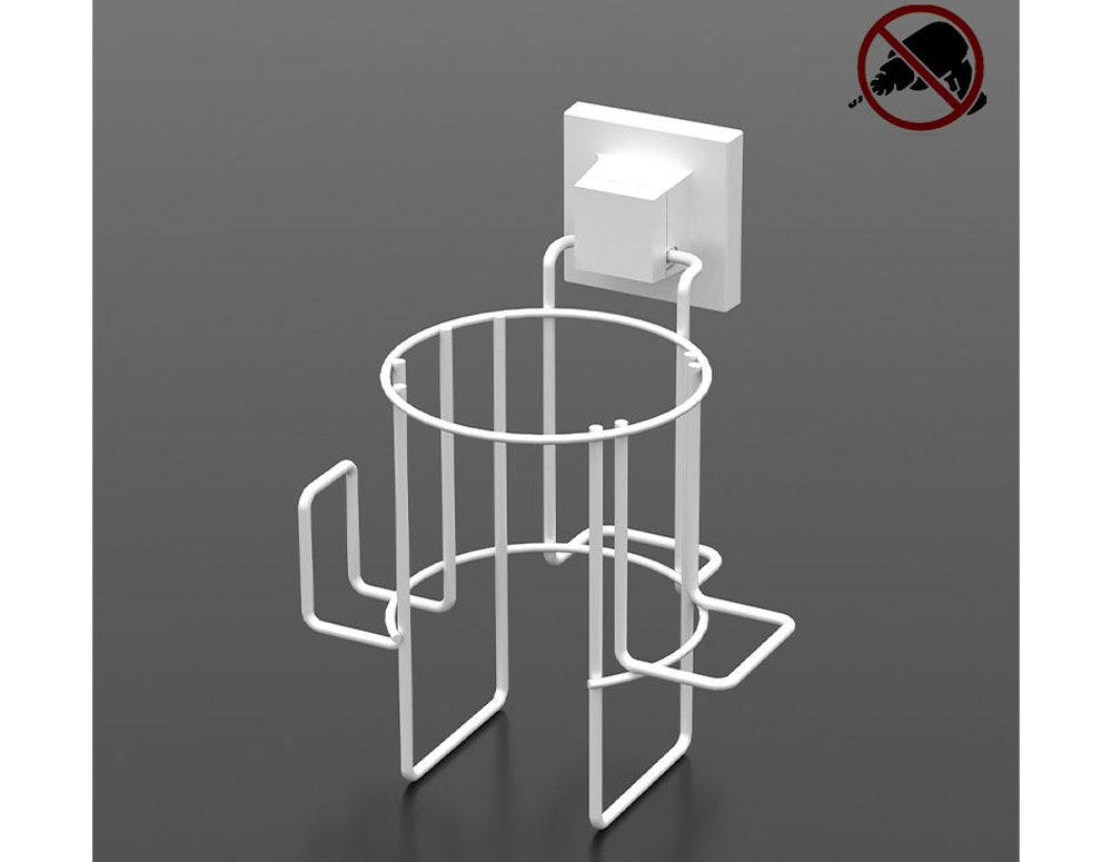 este: Suport uscător de păr TEKNO TEL EF-262W, bandă dublu adezivă