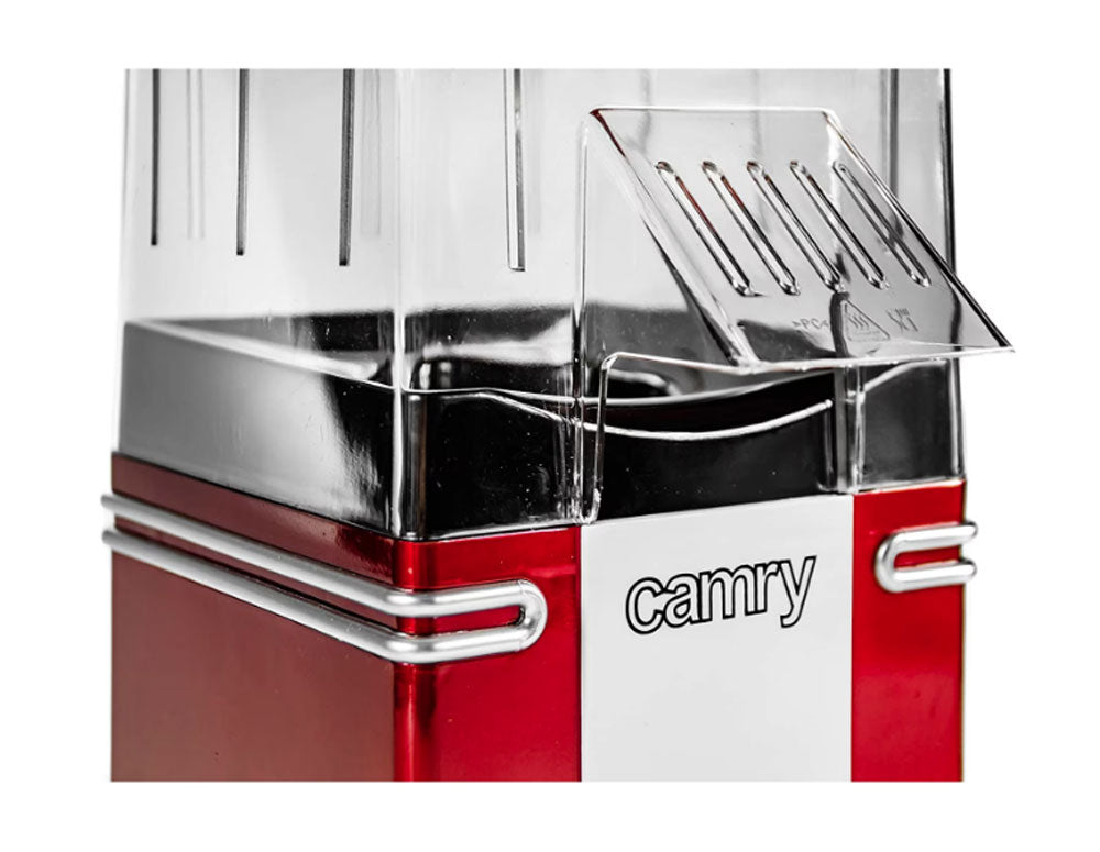 Aparat de popcorn CAMRY CR 4480, 1200W, Tehnologie cu aer cald, Roșu
