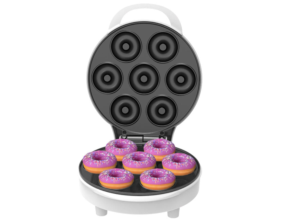 Aparat de făcut gogoși Adler AD 3075, 1500W, 7 gogoși simultan, Plăci antiaderente, Alb