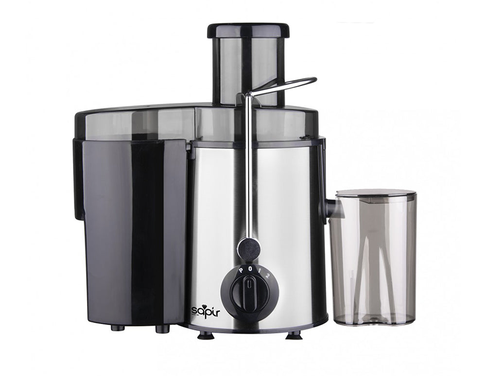 Storcător de fructe și legume SAPIR SP 1160 O, 600W, 450 ml, 2 viteze, Argintiu/negru