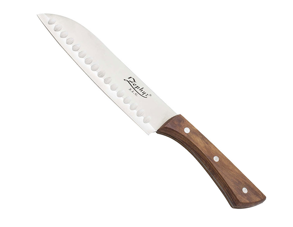 Cuțit Santoku ZEPHYR ZP 1633 BS, 17,8 cm, oțel inoxidabil, mâner din lemn