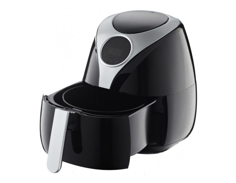 Friteuză cu aer cald ZEPHYR ZP 1980 AH, 1600W, 3,2 litri, Digitală, Temporizator, Neagră