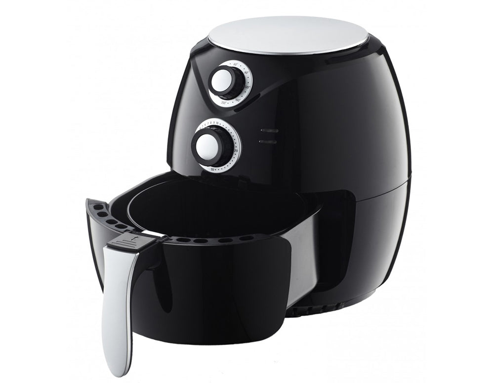 Friteuză cu aer cald ZEPHYR ZP 1980 AI, 1600W, 2,6 litri, până la 200°C, Temporizator, Negru