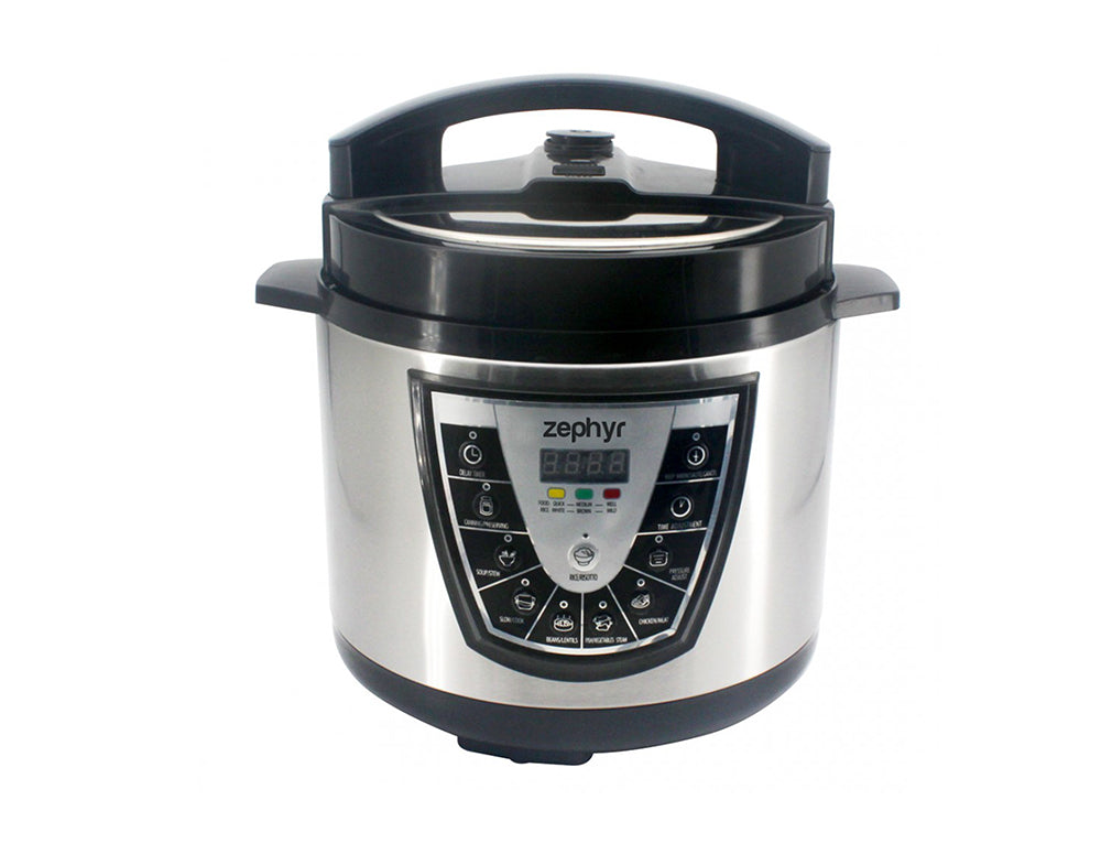 Multiotor sub presiune 7 în 1 ZEPHYR ZP 1985 D6, 1000 W, 6 litri, Temporizator, Pornire întârziată, Negru/Gri