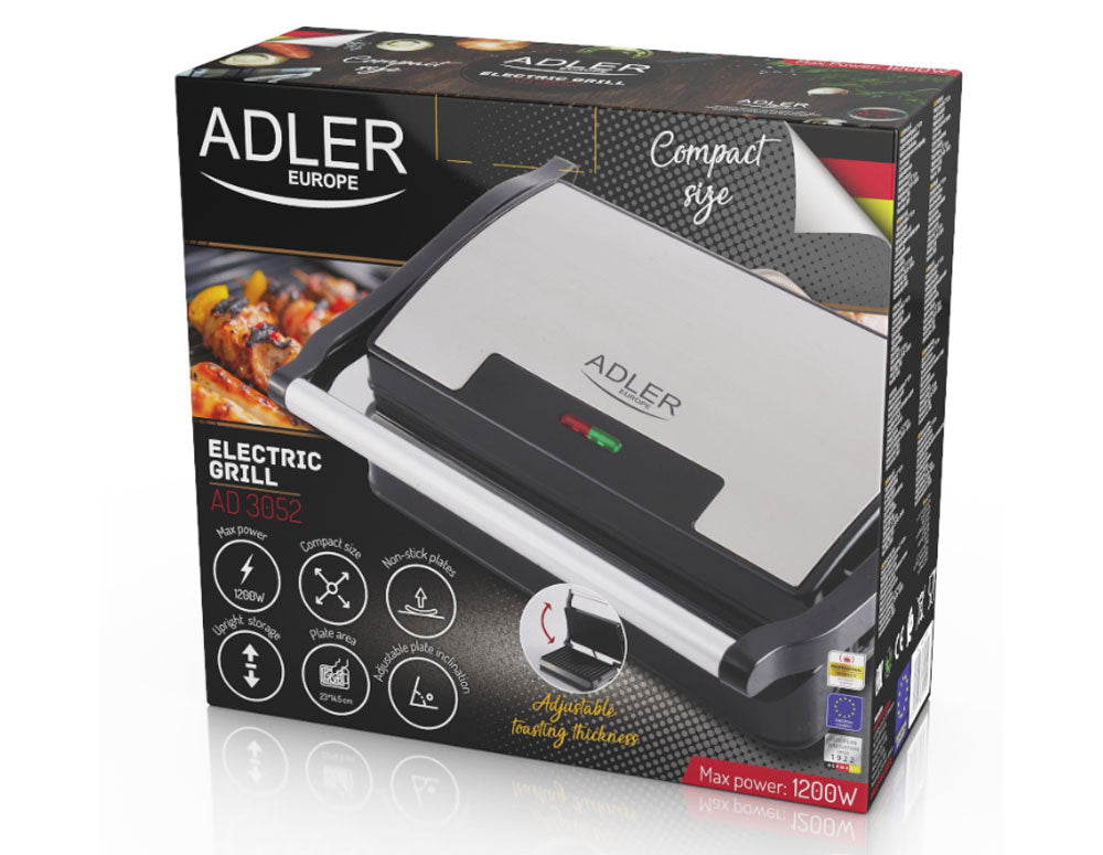 Grătar electric Adler ad 3052, 1200 W