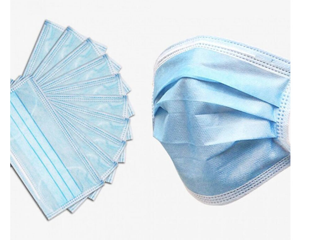 Set de măști cu trei straturi, 10 bucăți, BOHMANN EE 4433-10 MATERIALE SANITARE