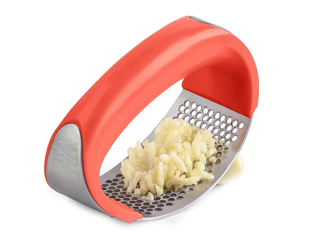 Presă de usturoi ZEPHYR ZP 1502 B, oțel, ustensilă de bucătărie manuală