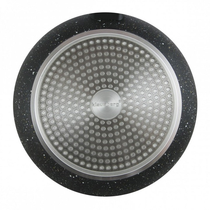 Tigaie K KB 7040 26cm. cu capac din aluminiu cu înveliș din marmură